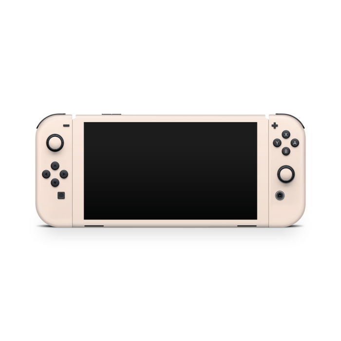 Light Creme Nintendo Switch OLED Decal Skin