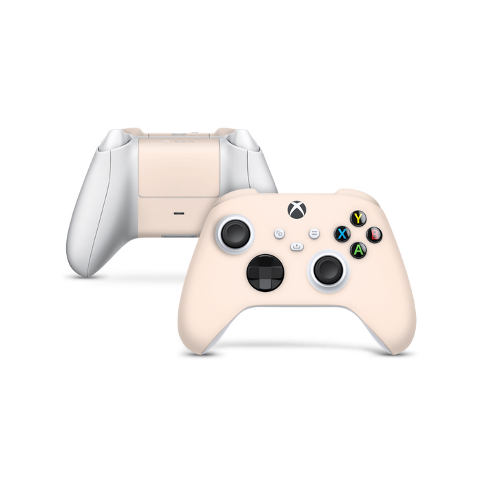 Light Creme Xbox Series Controller Decal Skin