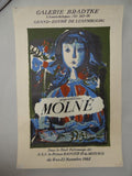Lluís Vidal Molné (1907-1970) Galerie Bradtke Poster 1968