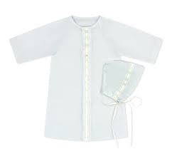 Lullaby Set-Original Daygown Set-Blue Ecru
