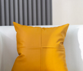 Luxurious Faux Leather Accent Cushions