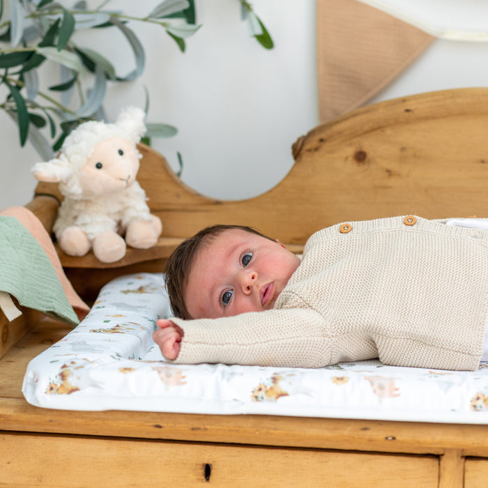 Mabel & Fox - Baby Changing Mat - Farmyard Animals - Mabel & Fox