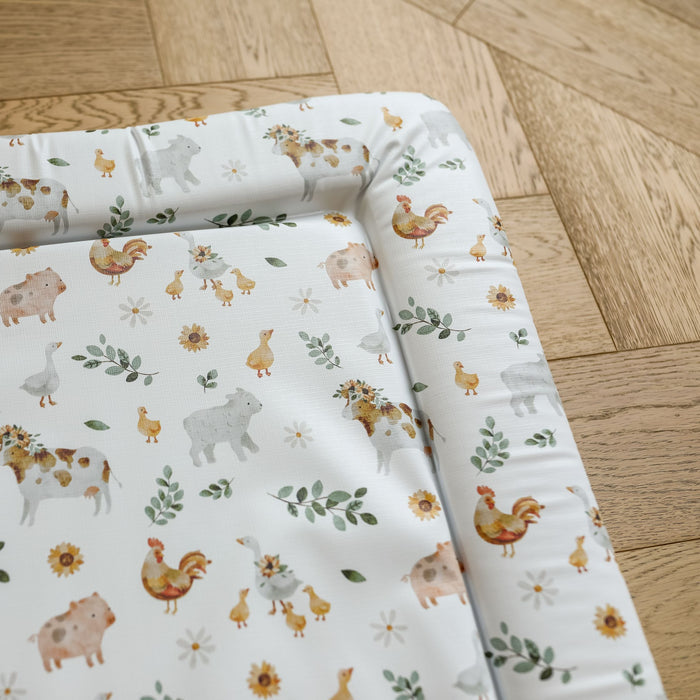 Mabel & Fox - Baby Changing Mat - Farmyard Animals - Mabel & Fox