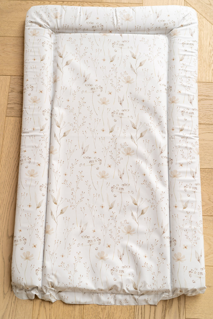 Mabel & Fox - Baby Changing Mat - Natural Wildflowers - Mabel & Fox