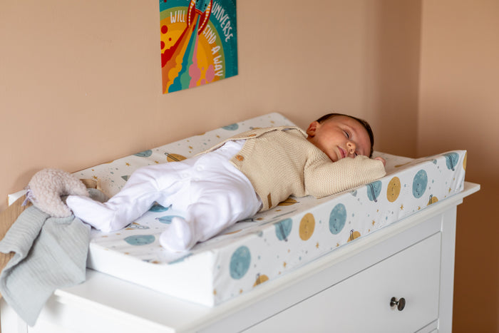 Mabel & Fox - Wedge Baby Changing Mat - Space Explorer - Mabel & Fox