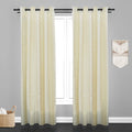 Manila  Abstract Design Jaquard Fabric Curtain -Cream