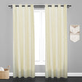 Manila  Floral Design Jaquard Fabric Curtain -Cream