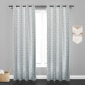 Manila  Floral Design Jaquard Fabric Curtain -Grey
