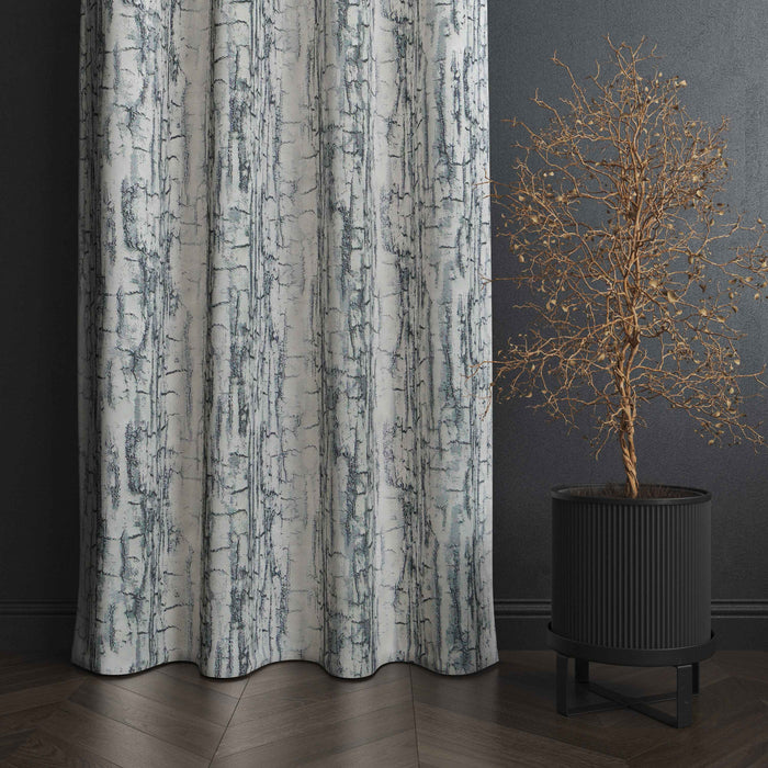 Manila  Teaxure Design Jaquard Fabric Curtain -Grey