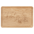 9" x 6" Maple Cutting Board with Drip Ring