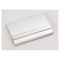 2.5" x 3.75" Matte Silver Business Card Case