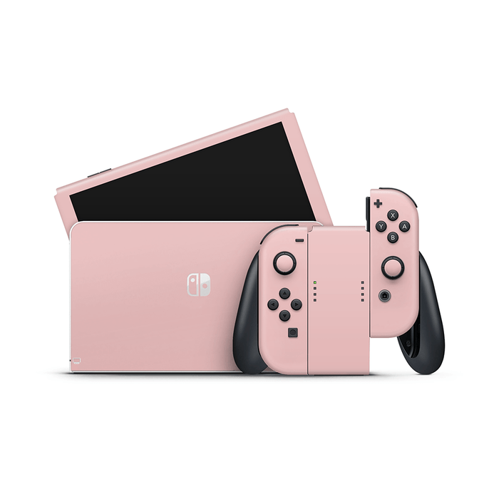 Mauve Pink Nintendo Switch OLED Decal Skin