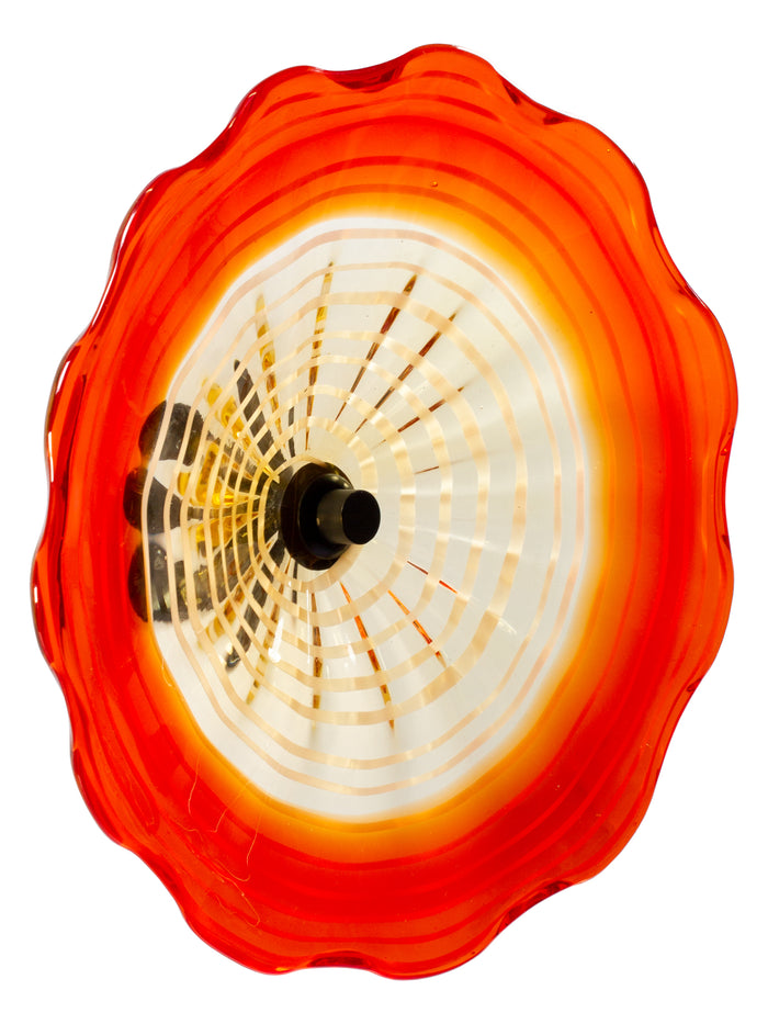 Merida Hand Blown Art Glass Wall Decor - 12 Inch