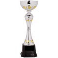Metal Cup with Handles Trophy on Plastic Base - ACU11
