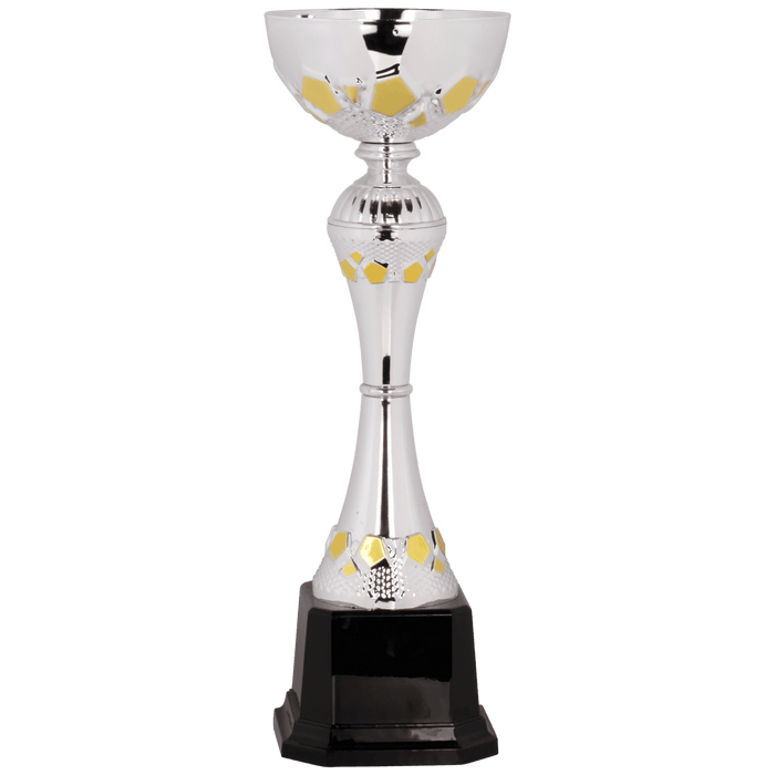 Metal Cup with Handles Trophy on Plastic Base - ACU11