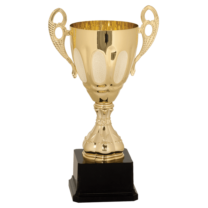 Metal Cup with Handles Trophy on Plastic Base - ACU14