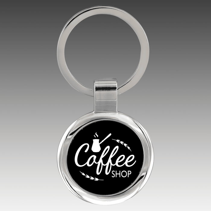 Metal Keychain with Insert - KCM04
