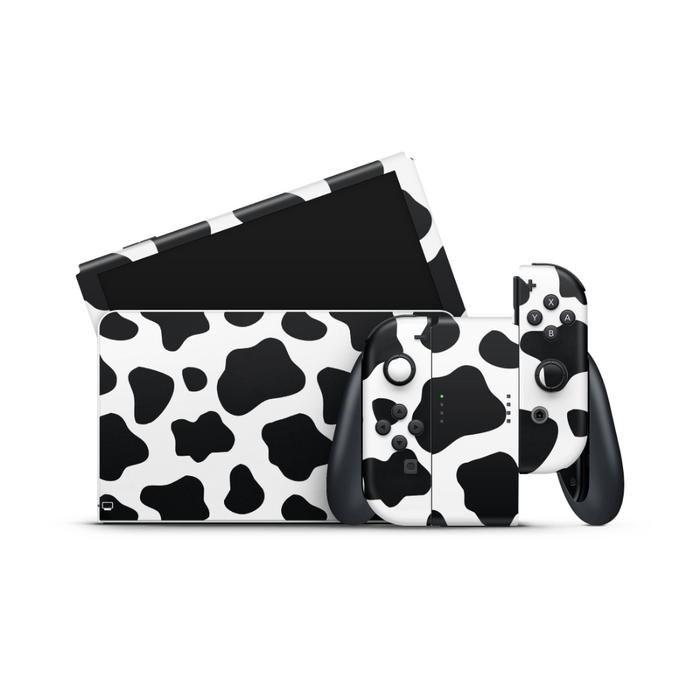 Milk Moo Moo Nintendo Switch OLED Decal Skin