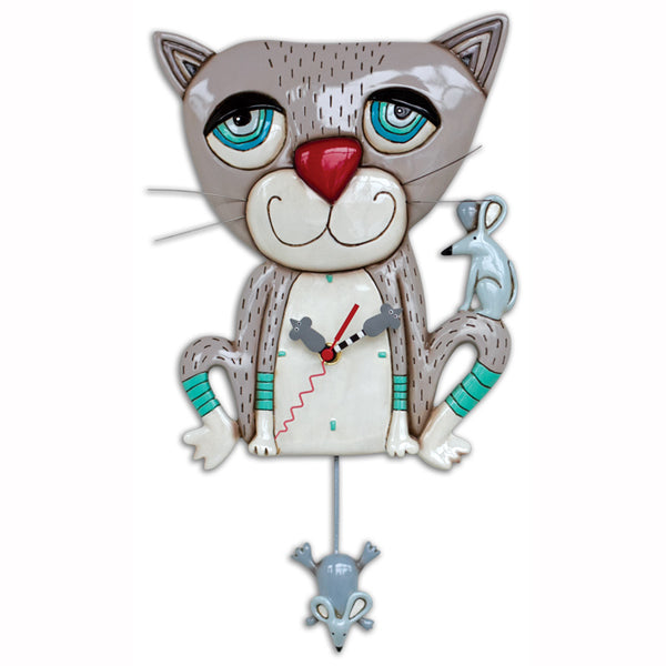 Mouse Cat Clock