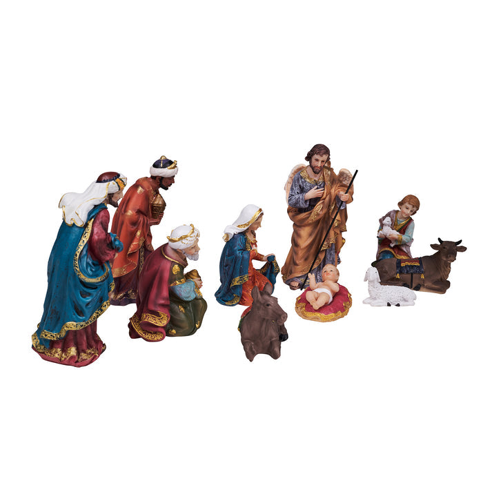 Nativity Scene Figurines  11 pieces set Hi-Line Gift Ltd.