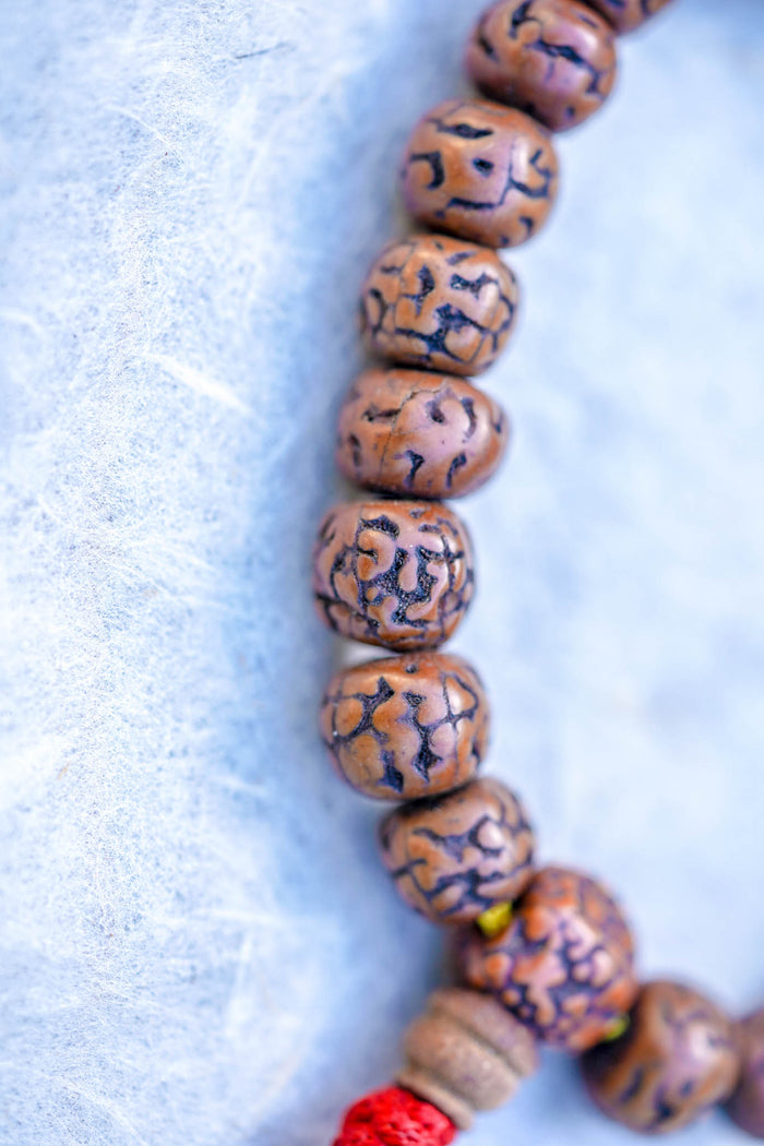 Natural Rudraksha Bracelet from Nepal - Lucky Thanka