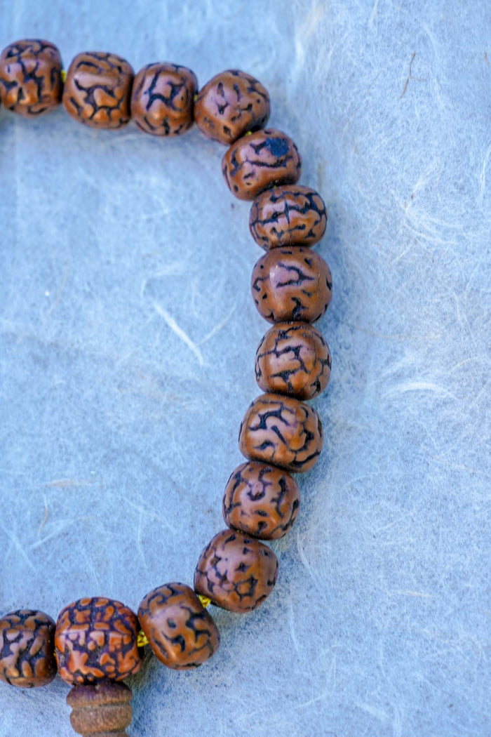 Natural Rudraksha Bracelet from Nepal - Lucky Thanka