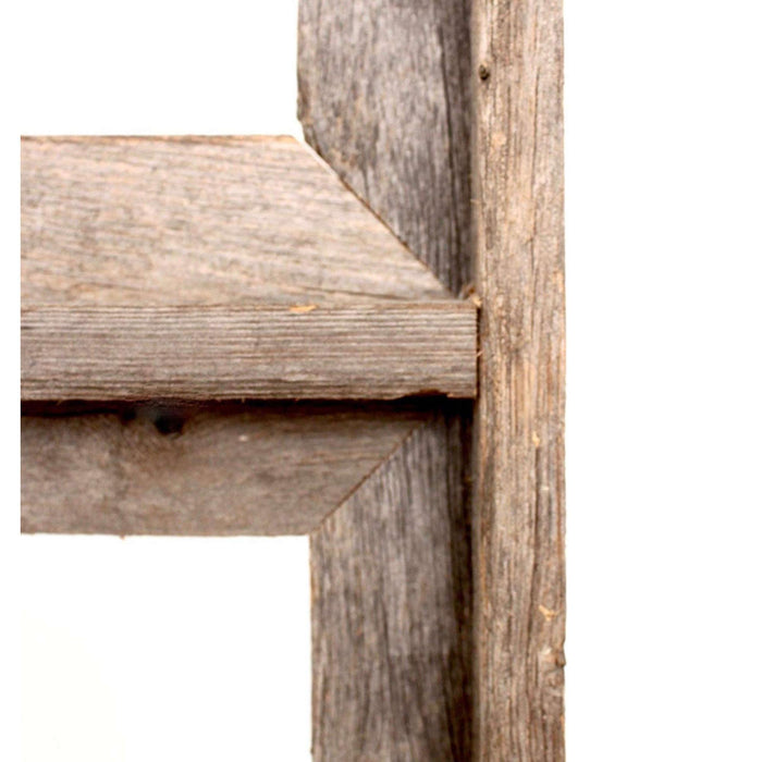 Natural Three Photo Weathered Grey Wood Picture Frame | 5"x7"