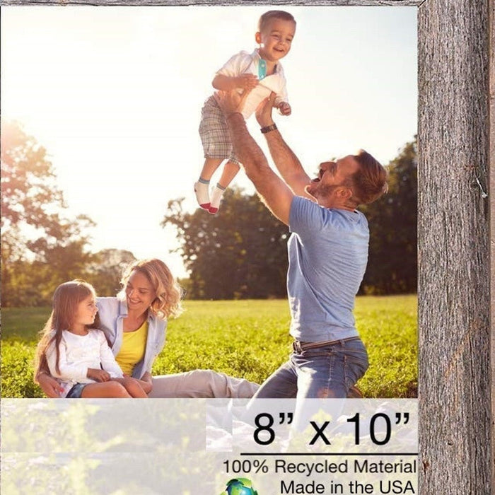 Natural Weathered Gray Wood Picture Frame | 8"x10"