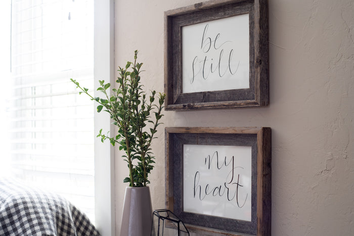 Natural Weathered Gray Wood Picture Frame | 8"x10"
