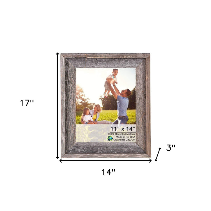 Natural Weathered Grey Picture Frame | 11"x14"