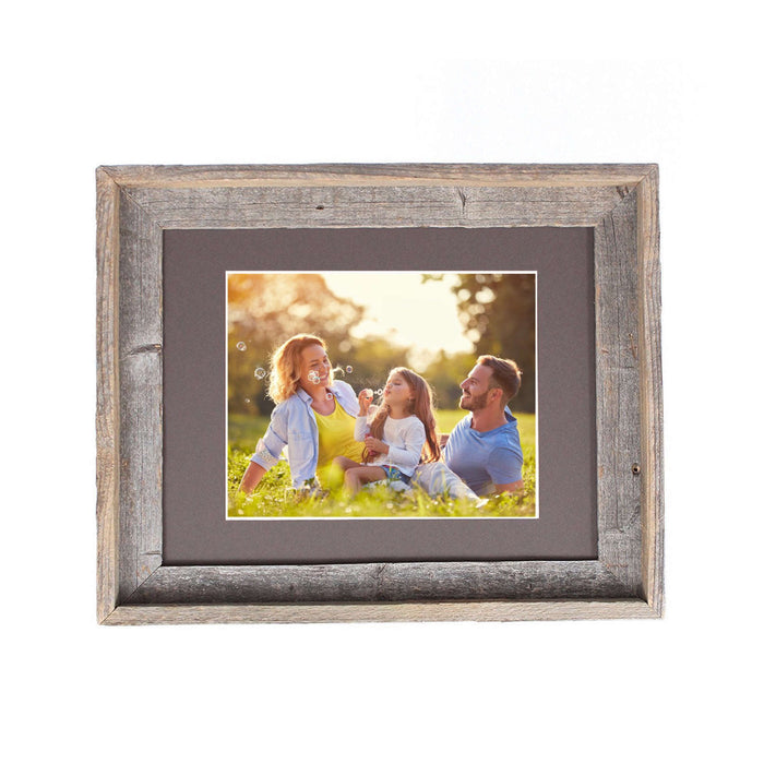 Natural Weathered Grey Picture Frame With Plexiglass Holder | 16"x20"