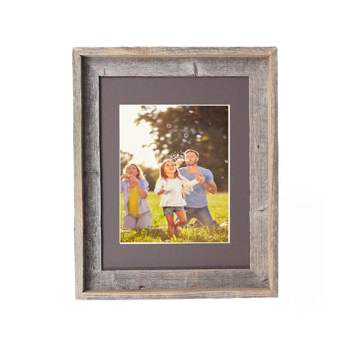 Natural Weathered Grey Picture Frame With Plexiglass Holder | 16"x20"