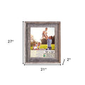 Natural Weathered Grey Picture Frame With Plexiglass Holder | 18"x24"