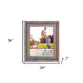 Natural Weathered Grey Picture Frame With Plexiglass Holder | 20"x30"