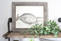 Natural Weathered Grey Picture Frame With Plexiglass Holder | 24"x30"