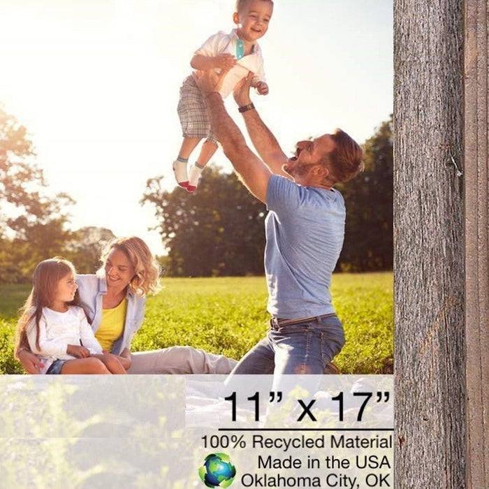 Natural Weathered Grey Wood Picture Frame | 11"x17"