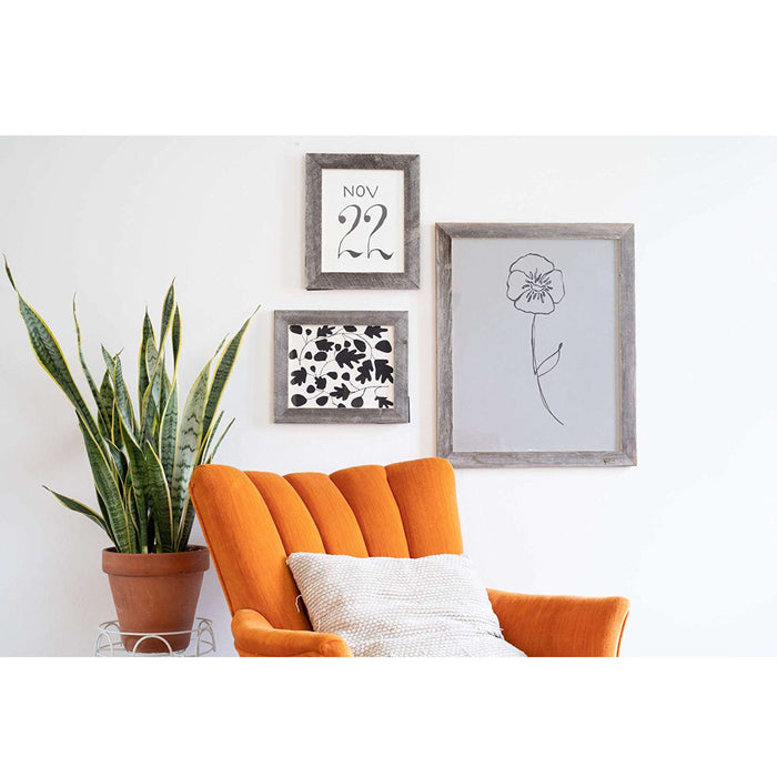 Natural Weathered Grey Wood Picture Frame | 16"x20"