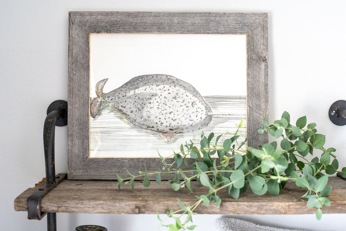 Natural Weathered Grey Wood Picture Frame | 16"x20"