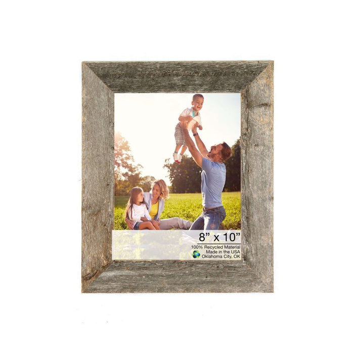 Natural Weathered Grey Wood Picture Frame | 8"x10"