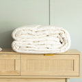 New Zealand Mitchell Wool Duvets - Breathable, styled in a bedroom 2 | Soak and Sleep