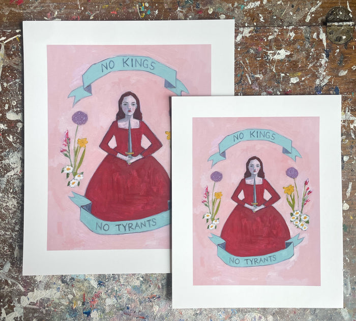 No kings, no tyrants - print