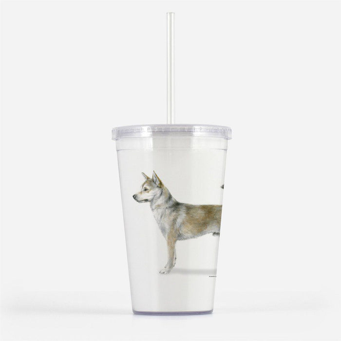 Norwegian Lundehund Beverage Tumbler