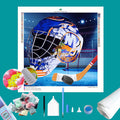 New York Islanders NHL Hockey Net & Mask Diamond Painting