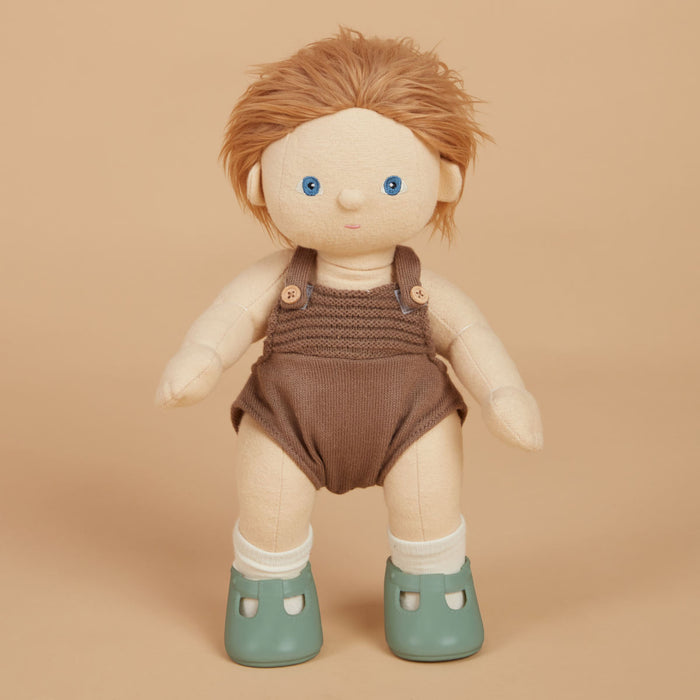Olli Ella Dinkum Doll Shoes, Basil Green