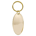 Oval Brass Keychain - KCB05