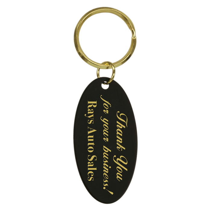 Oval Brass Keychain - KCB05