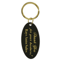 Oval Brass Keychain - KCB14