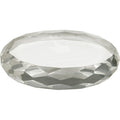 4" x 2.75" Clear Oval Crystal Paperweight