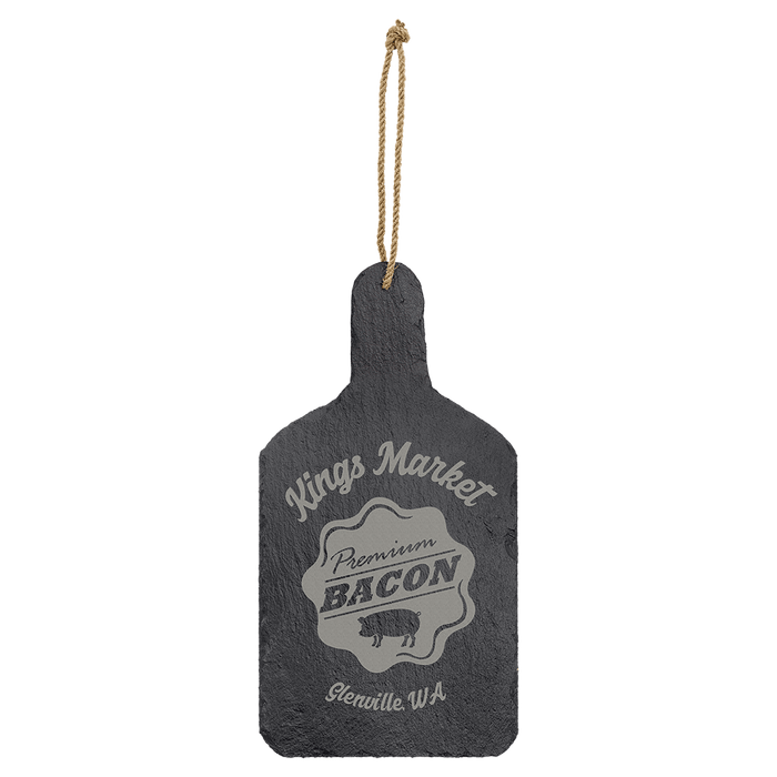 13.5" x 7" Rectangle Slate Cutting Board with Hanger String