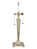 Panna 18.75" Tall Antique Golden Silver Finish Metal Base